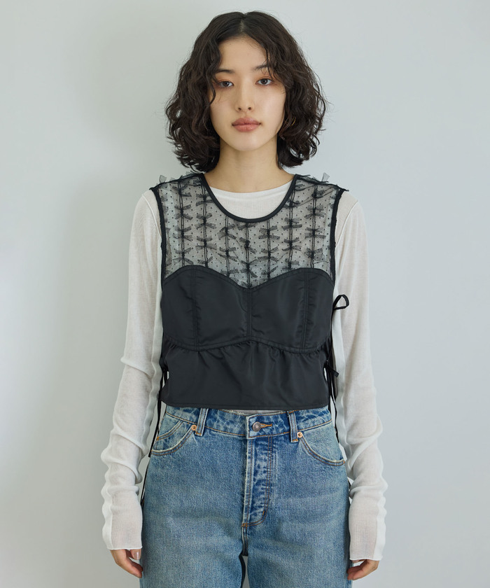 ADAM ET ROPE'（アダムエロペ）の「【洗える】チュールパターン