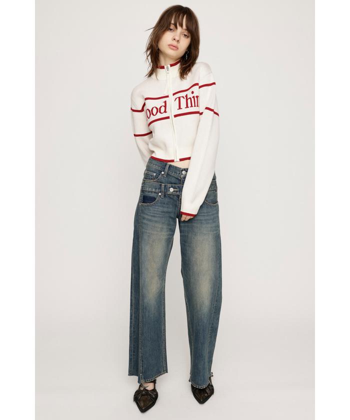 セール 20%OFF】LINE LOGO ZIP カーディガン(506898069