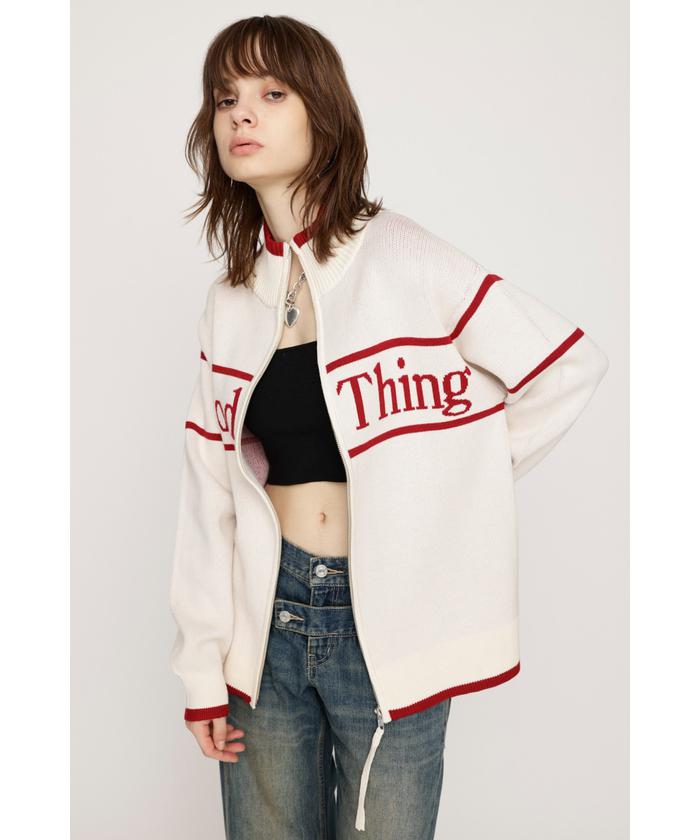 セール 20%OFF】LINE LOGO ZIP カーディガン(506898069