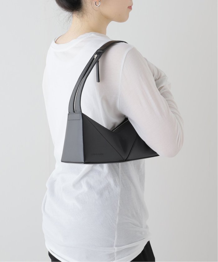 ★LOW CLASSIC★ FOLDED CUBE MINI BAG_SILVER_LOW24RM_BA030SV LOW CLASSIC] / ☆ 24SS FOLDED CUBE MINI BAG / SILVER