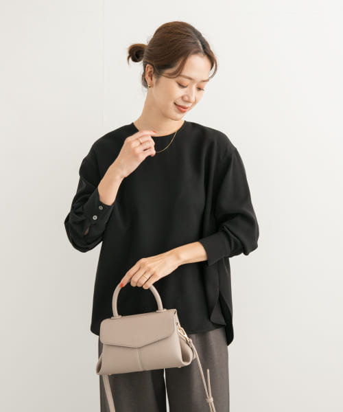 クーポン】【セール 30%OFF】ジョーゼットクルーネックブラウス クーポン】【セール 30%OFF】ジョーゼットクルーネックブラウス