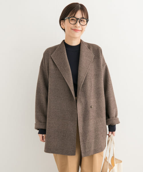 セール 20%OFF】ウールリバーミドルガウンコート(506879697 セール 20%OFF】ウールリバーミドルガウンコート(506879697