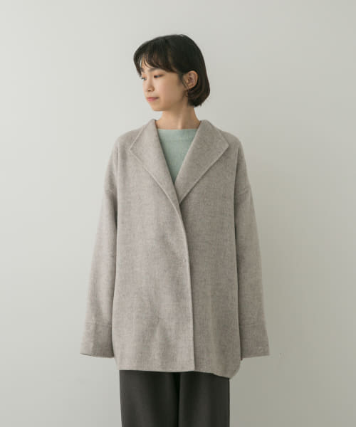 セール 20%OFF】ウールリバーミドルガウンコート(506879697 セール 20%OFF】ウールリバーミドルガウンコート(506879697
