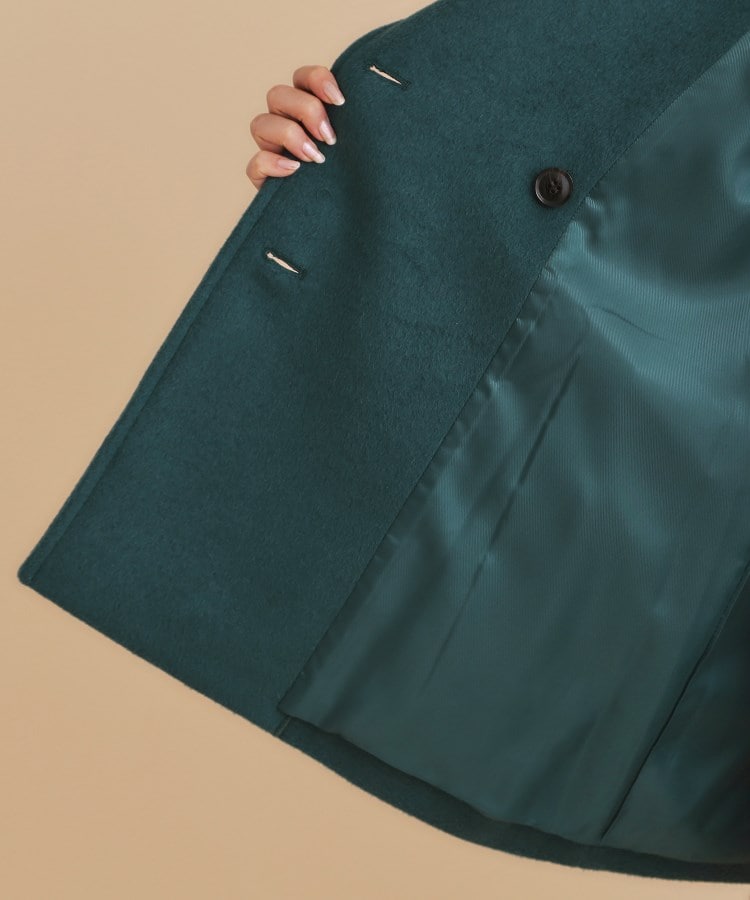 セール 30%OFF】インデックス index ウール混 ステンカラー