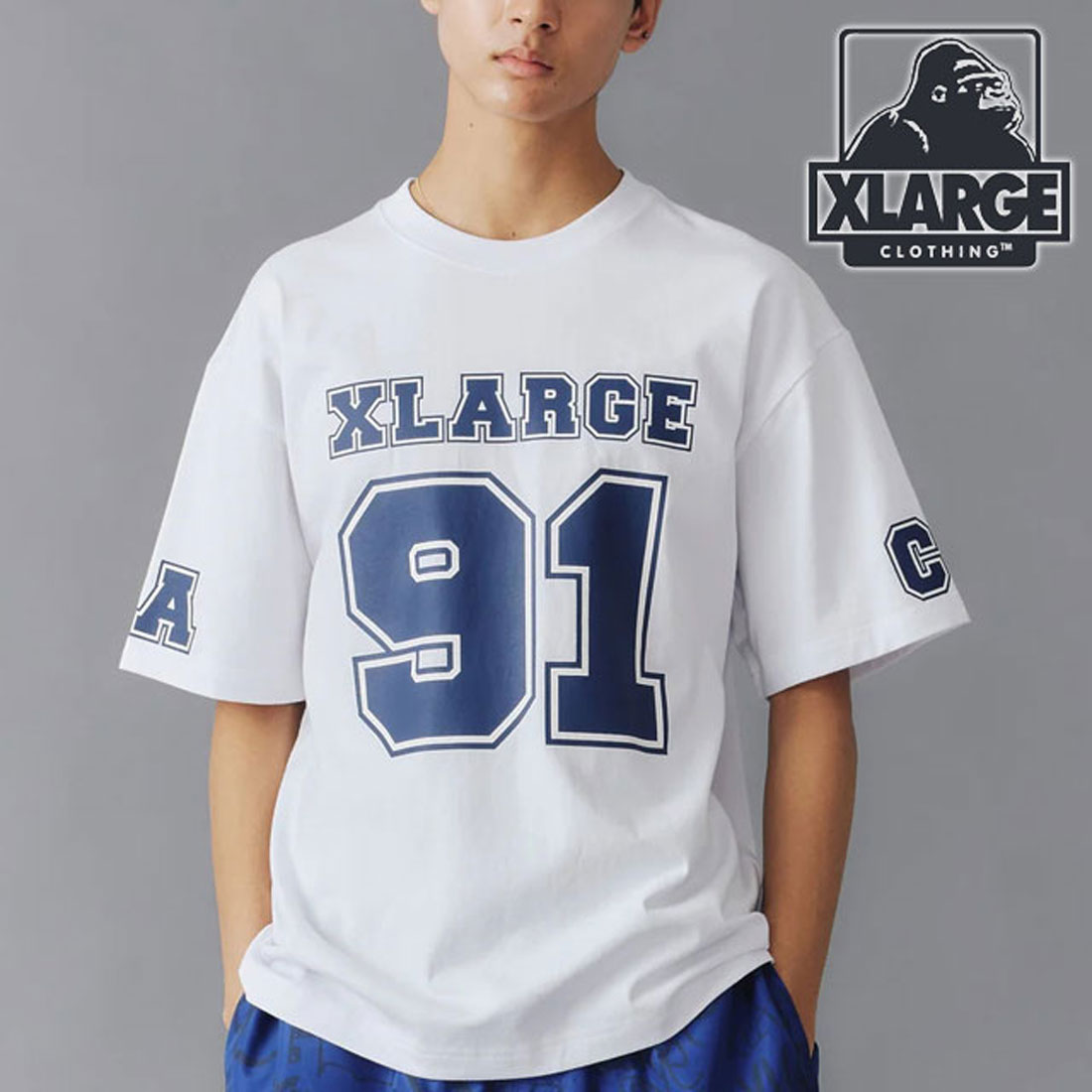 エクストララージ XLARGE XLARGE 91 S/S TEE ASH [101242011013 エクストララージ XLARGE XLARGE 91 S/S TEE ASH [101242011013