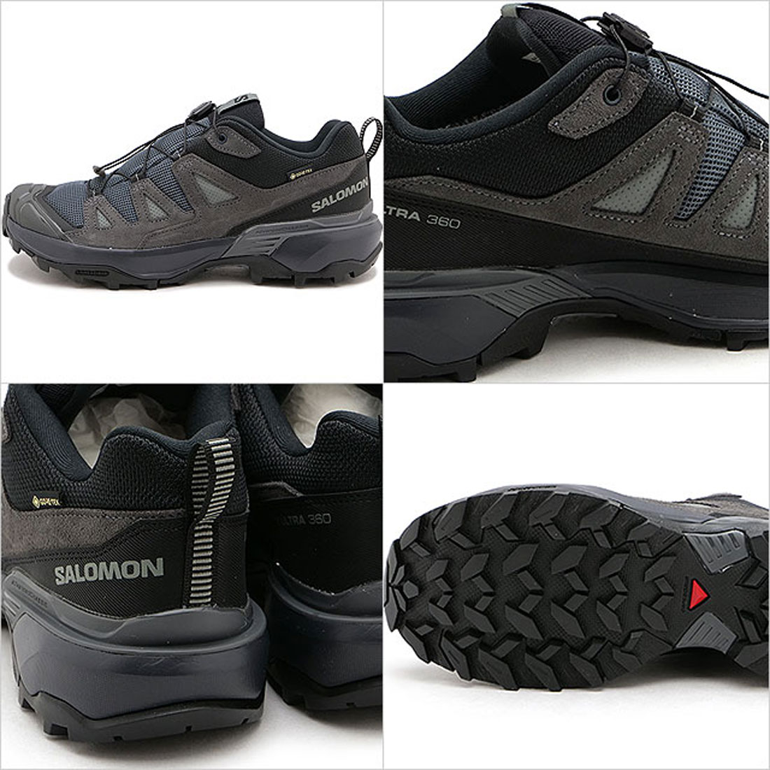 サロモン SALOMON X ULTRA 360 LTR GTX W TURBULENCE/BLACK