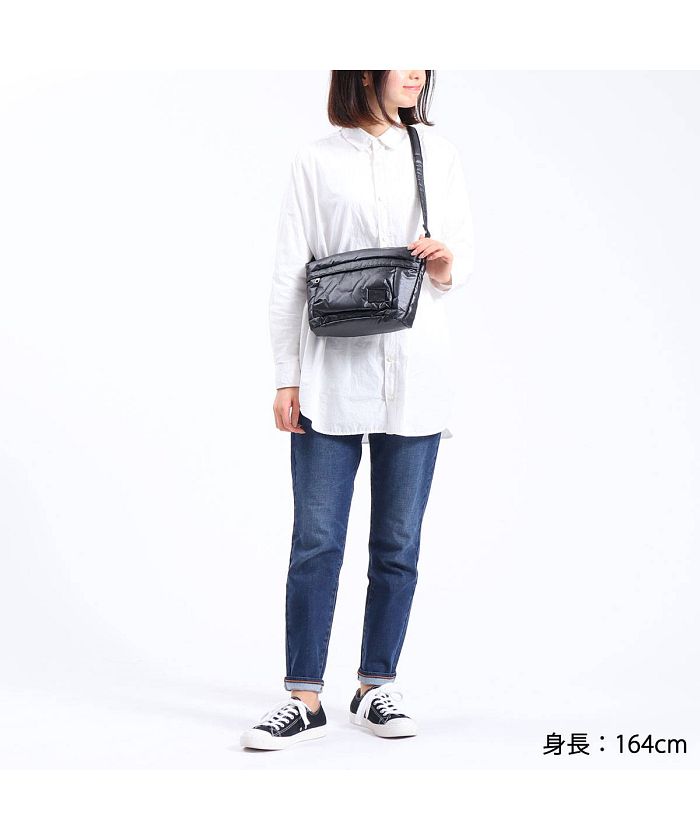 【美品】【未使用】M ポーターガール シューティングスター ショルダーバッグ 白 PORTER GIRL SHOOTING STAR(ポーターガール シューティング