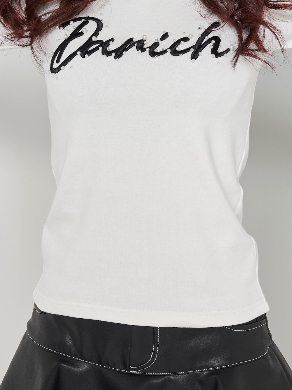 ダーリッチ Darich エンブロイダリーパールTシャツ(505967518