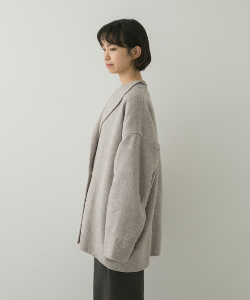 セール 20%OFF】ウールリバーミドルガウンコート(506879697