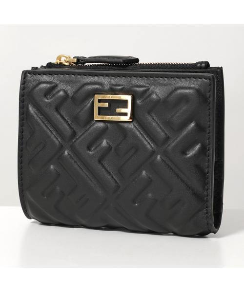 FENDI SLIM BAGUETTE /ダイアゴナルFFモチーフ 折り財布 FENDI SLIM BAGUETTE /ダイアゴナルFFモチーフ 折り財布 セール