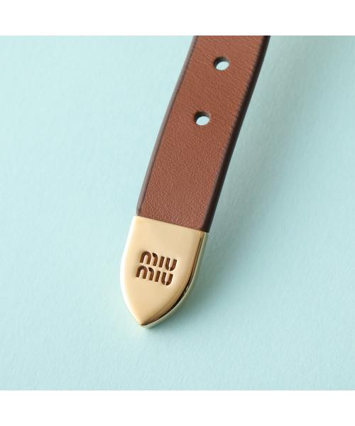 ミュウミュウ Miu Miu MIUMIU ブレスレット 5IB550 2E6Y レザー ミュウミュウ Miu Miu MIUMIU ブレスレット 5IB550 2E6Y レザー