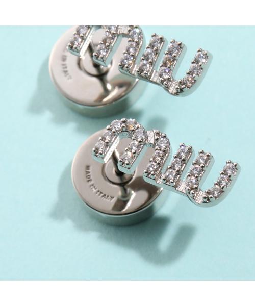 ミュウミュウ Miu Miu MIUMIU ピアス 5IO059 2DNC クリスタル付 ミュウミュウ Miu Miu MIUMIU ピアス 5IO059 2DNC クリスタル付