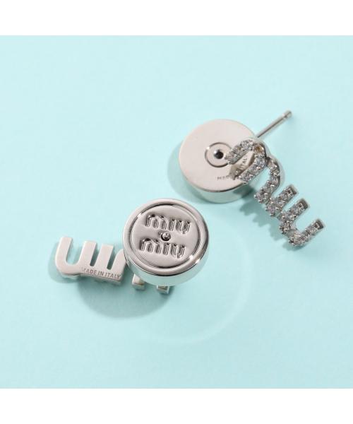 ミュウミュウ Miu Miu MIUMIU ピアス 5IO059 2DNC クリスタル付 ミュウミュウ Miu Miu MIUMIU ピアス 5IO059 2DNC クリスタル付