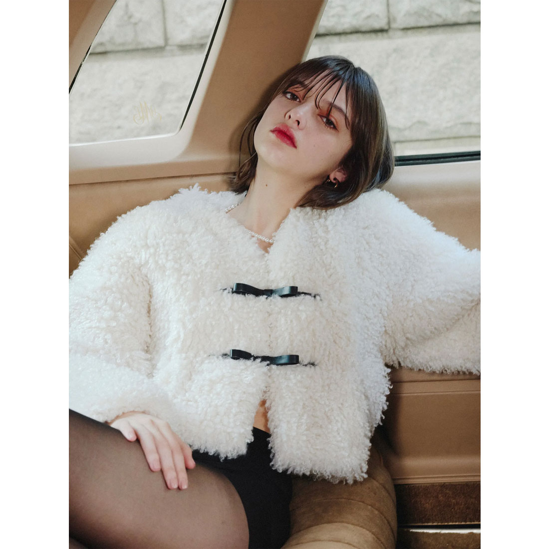 エイミーイストワール eimy istoire French poodle fur リボン