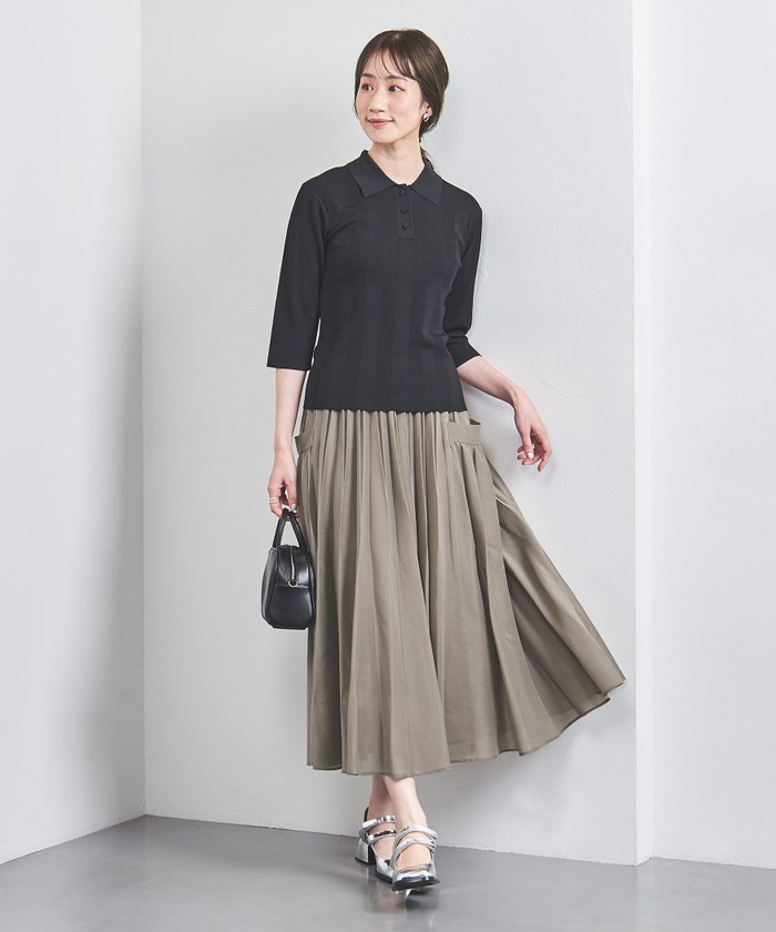 セール 40%OFF】オーガンジー ポケット フレアスカート セール 40%OFF】オーガンジー ポケット フレアスカート