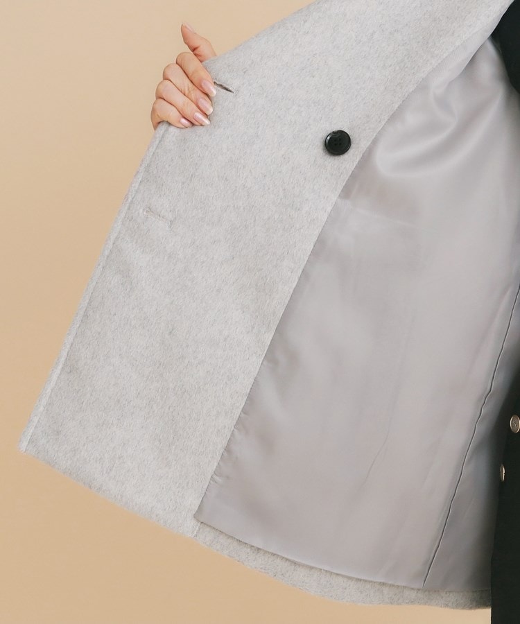 セール 30%OFF】インデックス index ウール混 ステンカラー