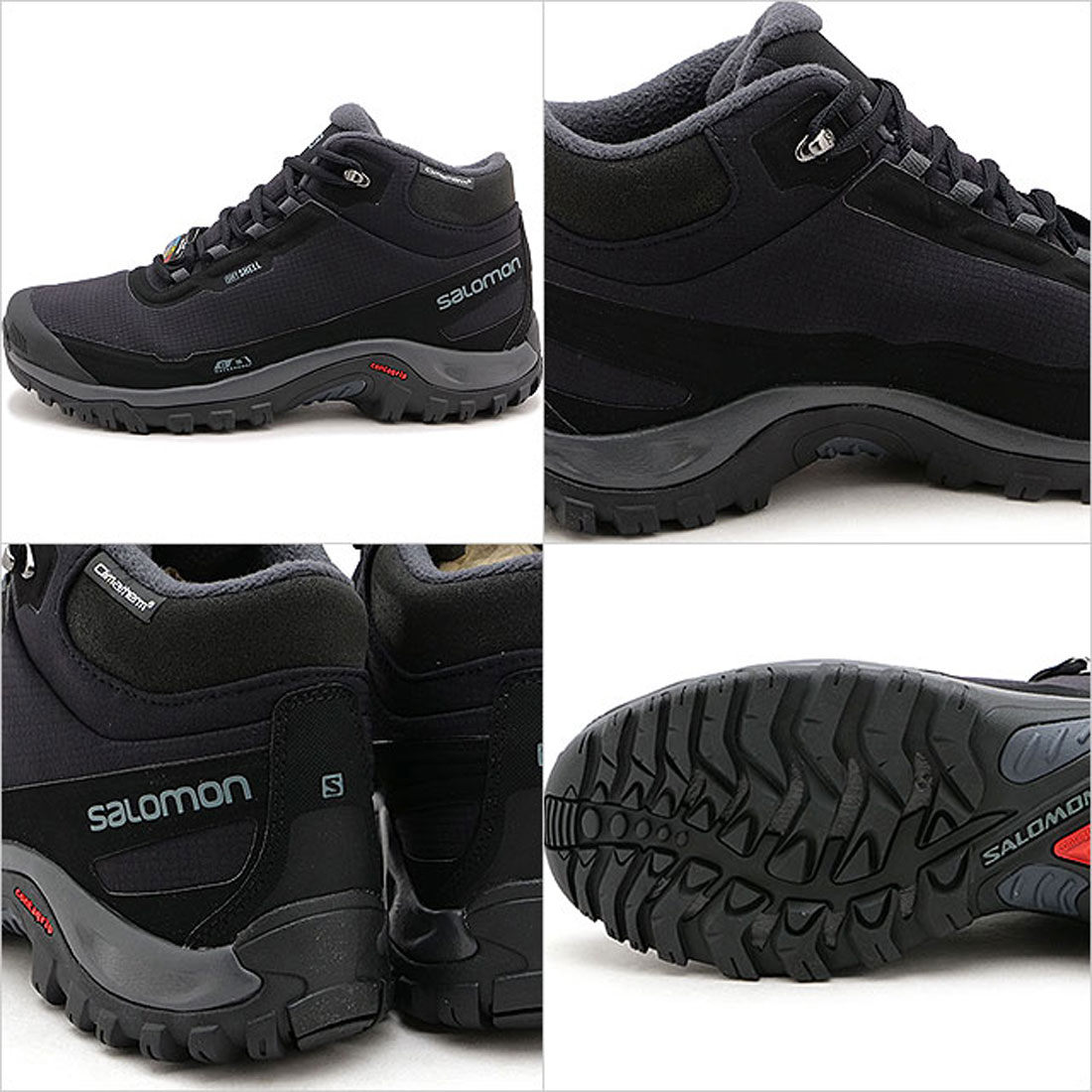 [サロモン] SHELTER CSWP - BLACK スニーカー☆ サロモン SALOMON SHELTER CSWP BLACK/EBONY/BLACK [L41110400