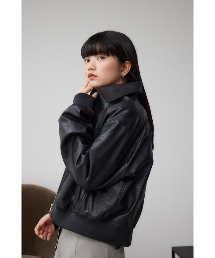 AZUL by moussy アズール　レザージャケット　新品未使用　今季商品 フェイクレザージャケット(506911191) | アズールバイマウジー