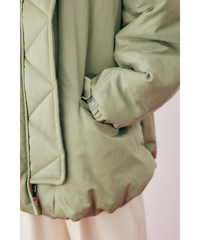 HeRIN.CYE，ヘリンドットサイ　 ミリタリーブルゾン　カーキ Down jacket(505761513) | ヘリンドットサイ(HeRIN.CYE) - d fashion