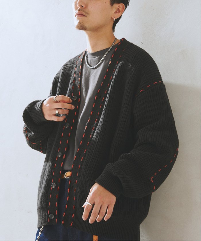 セール 30%OFF】CALIFORNIA ハンドステッチカーディガン