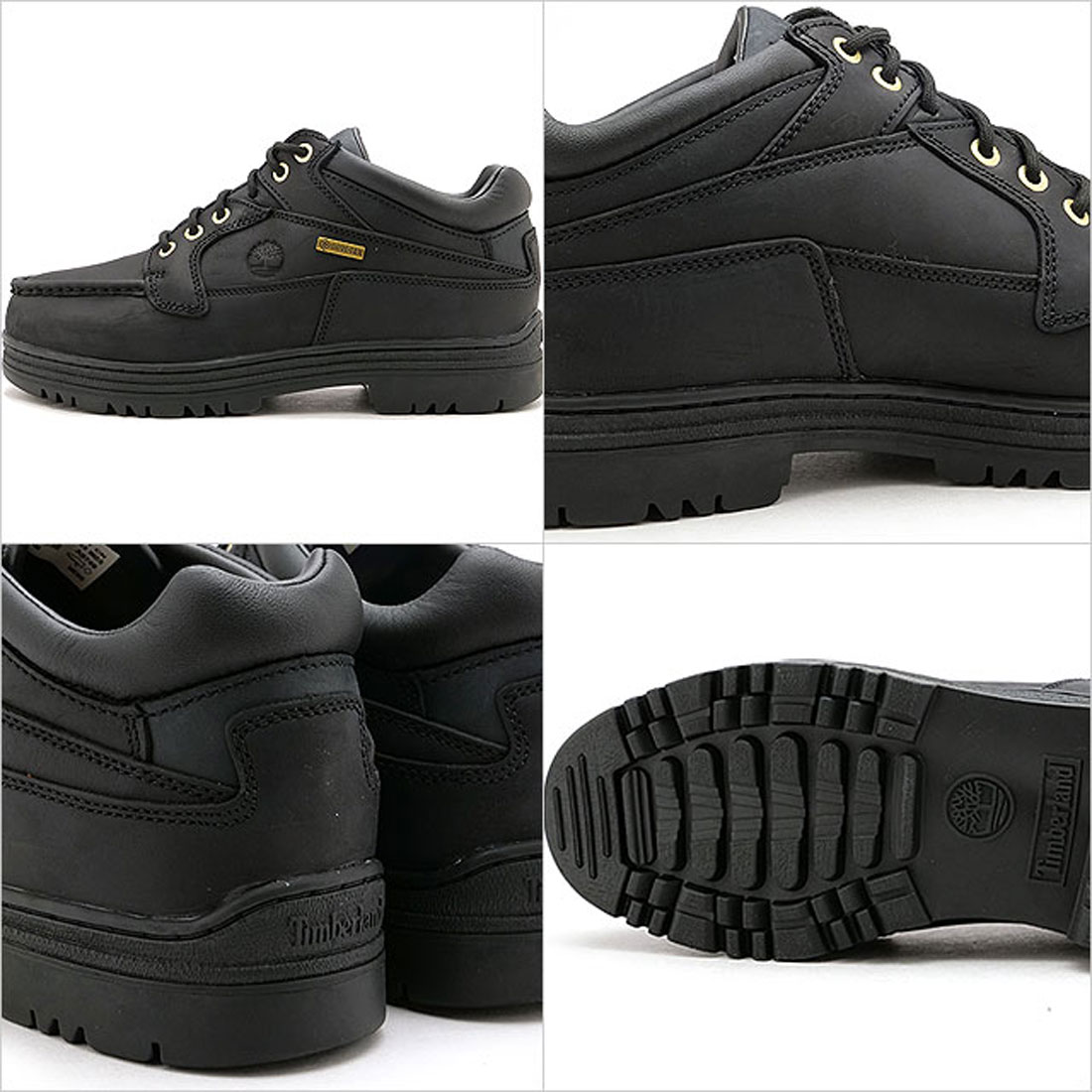 ティンバーランド Timberland Moc Toe GTX BLACK－FULL－GRAIN