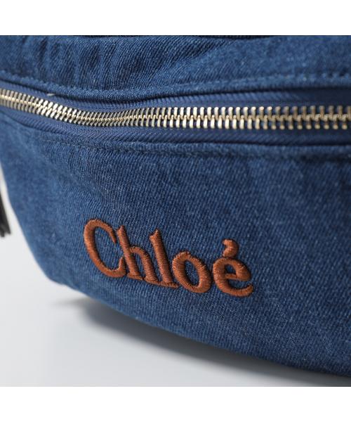 セール】Chloe KIDS バックパック C20280 ロゴ刺繍 デニム セール】Chloe KIDS バックパック C20280 ロゴ刺繍 デニム