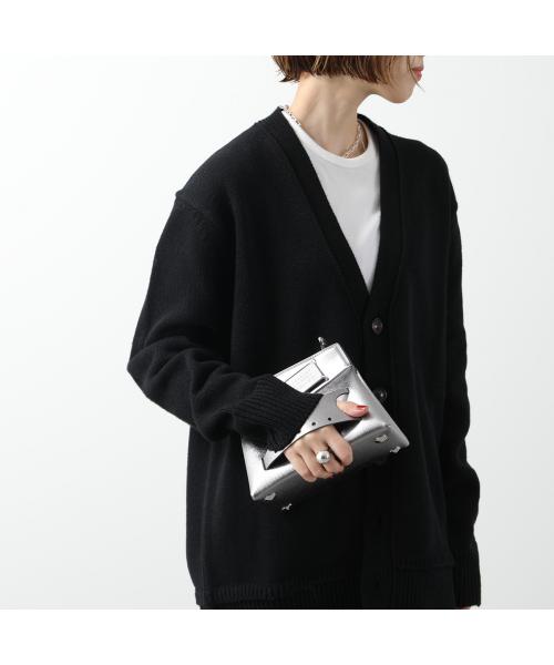 ☆韓国の人気【MAISON MARGIELA】☆ハンドストラップクラッ.チ☆ メゾンマルジェラ スナッチト トップハンドル スモール ブラック