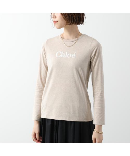 新品】Chloe 長袖Tシャツ ロンT ロゴ刺繍 14Y レディース
