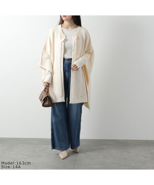 〜専用〜レア　Chloe ポンチョ♡ニットコート　グレー×黒 AZUL BY MOUSSY コート チェスターコート B-HEAT2WAY