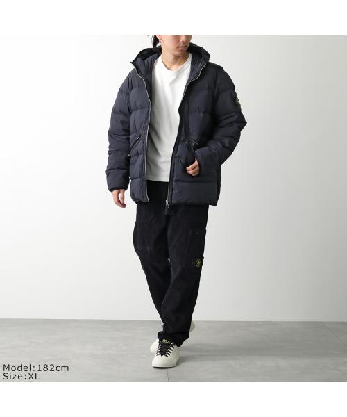 Stone Island シルバー ダウンジャケット - メルカリ