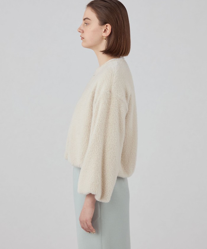 【2024AW】Ballsey シャギージャージー ショートコクーンブルゾン 2024AW】Ballsey シャギージャージー ショートコクーンブルゾン