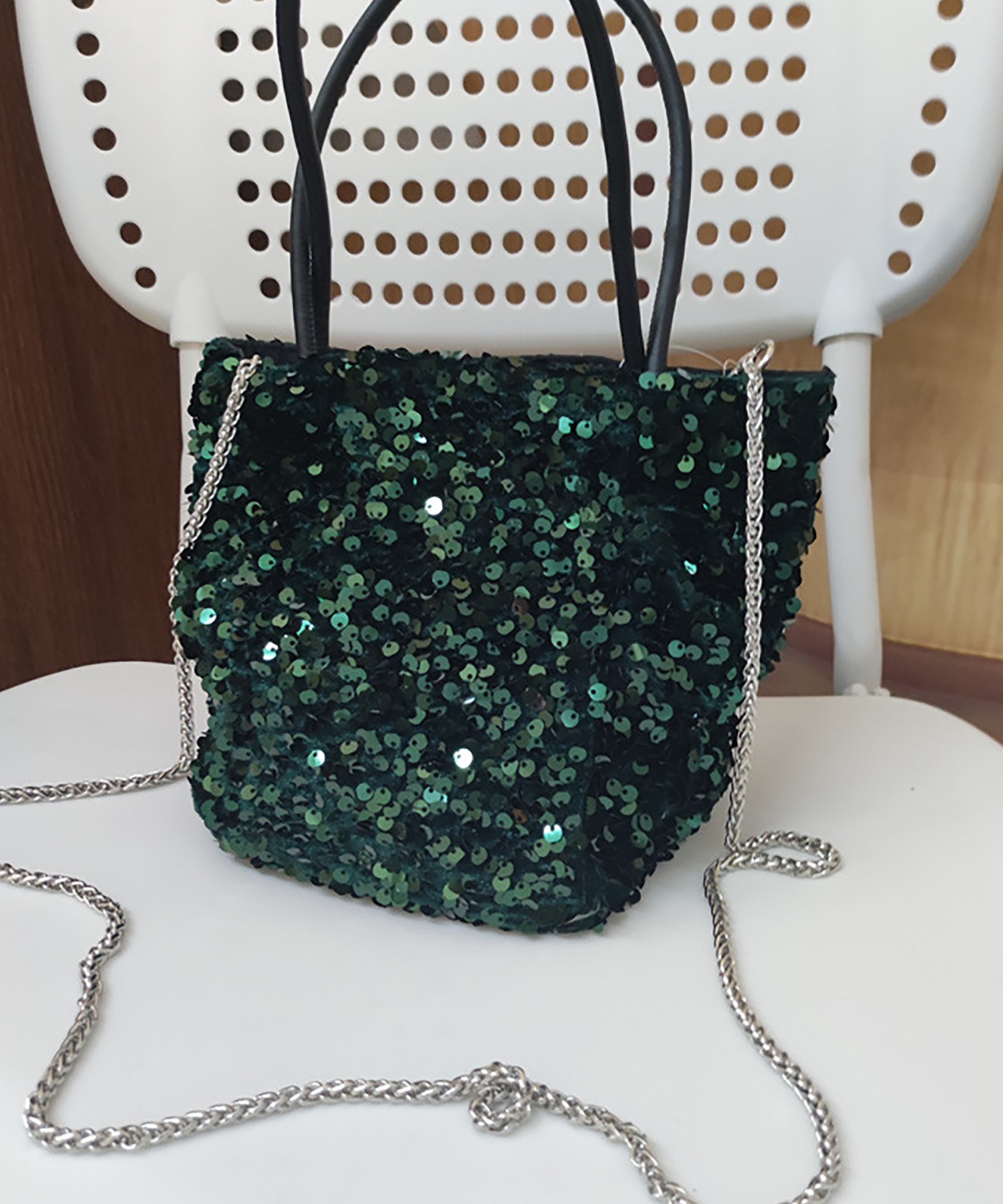 セール63%OFF】スパンコールトート ミニバッグ ミニトート