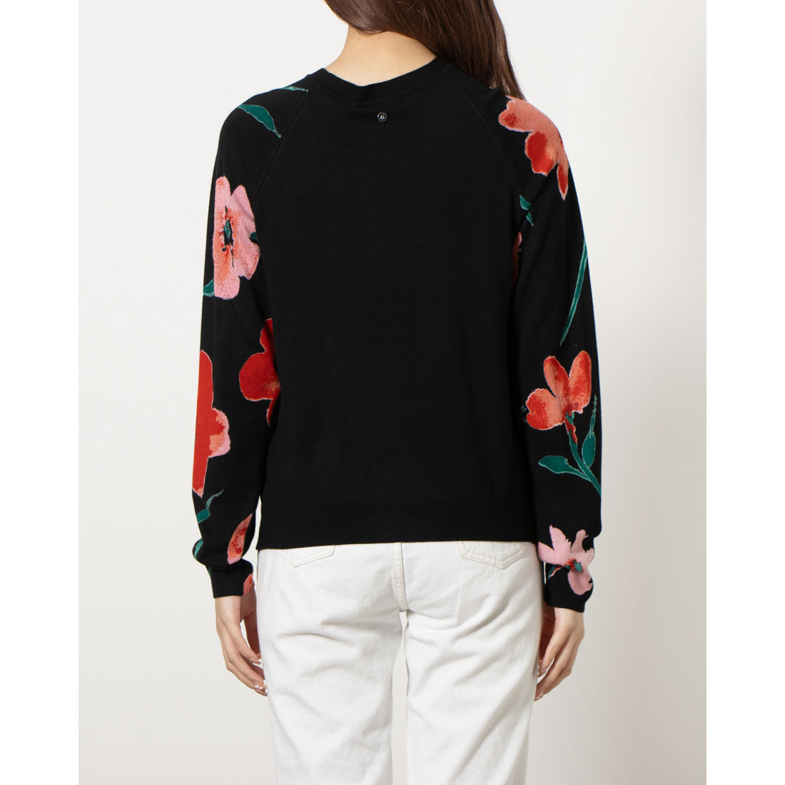 水彩画スタイル 花柄 セーター Desigual ニット セーター 水彩画スタイル 花柄 レディース
