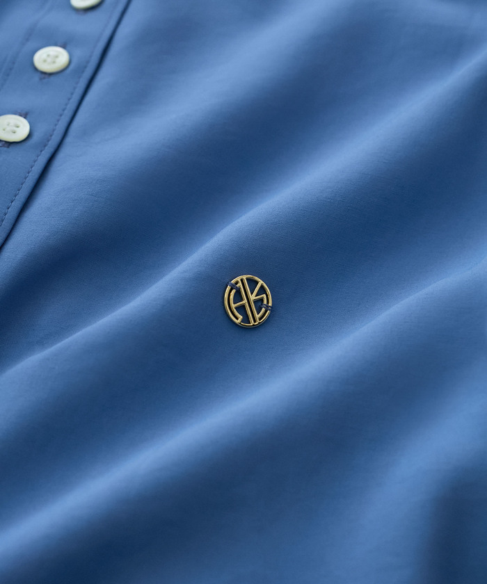 【ADAM ET ROPE】美品　アダムエロペ　ナローロング長袖シャツ　ブルー セール】ロング＆ナローシャツ(506874702) | アダム エ ロペ