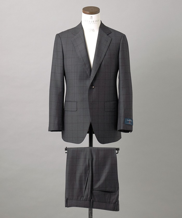 ZEGNA/ゼニア】TROFEO/トロフェオ スーツ（グレー×格子