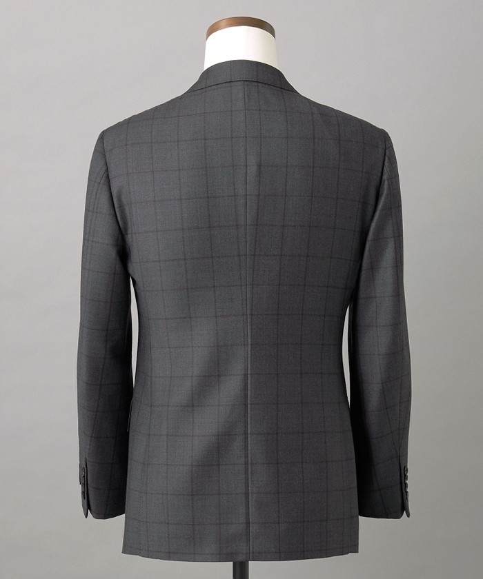 ZEGNA/ゼニア】TROFEO/トロフェオ スーツ（グレー×格子