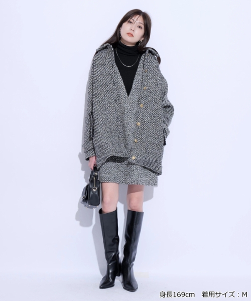 セール 50%OFF】ツイードミニジャンスカ(506925775) | マイ