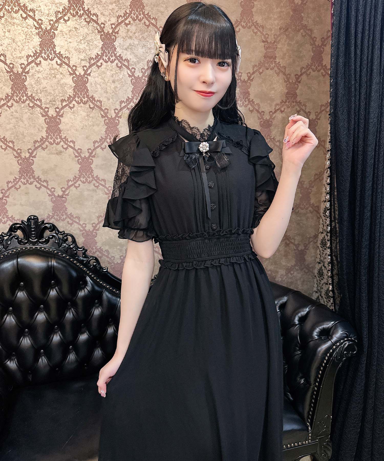 驚きの価格 セール ウエストシャーリングシアー ROJITA 30%OFF】ロジータ ワンピース