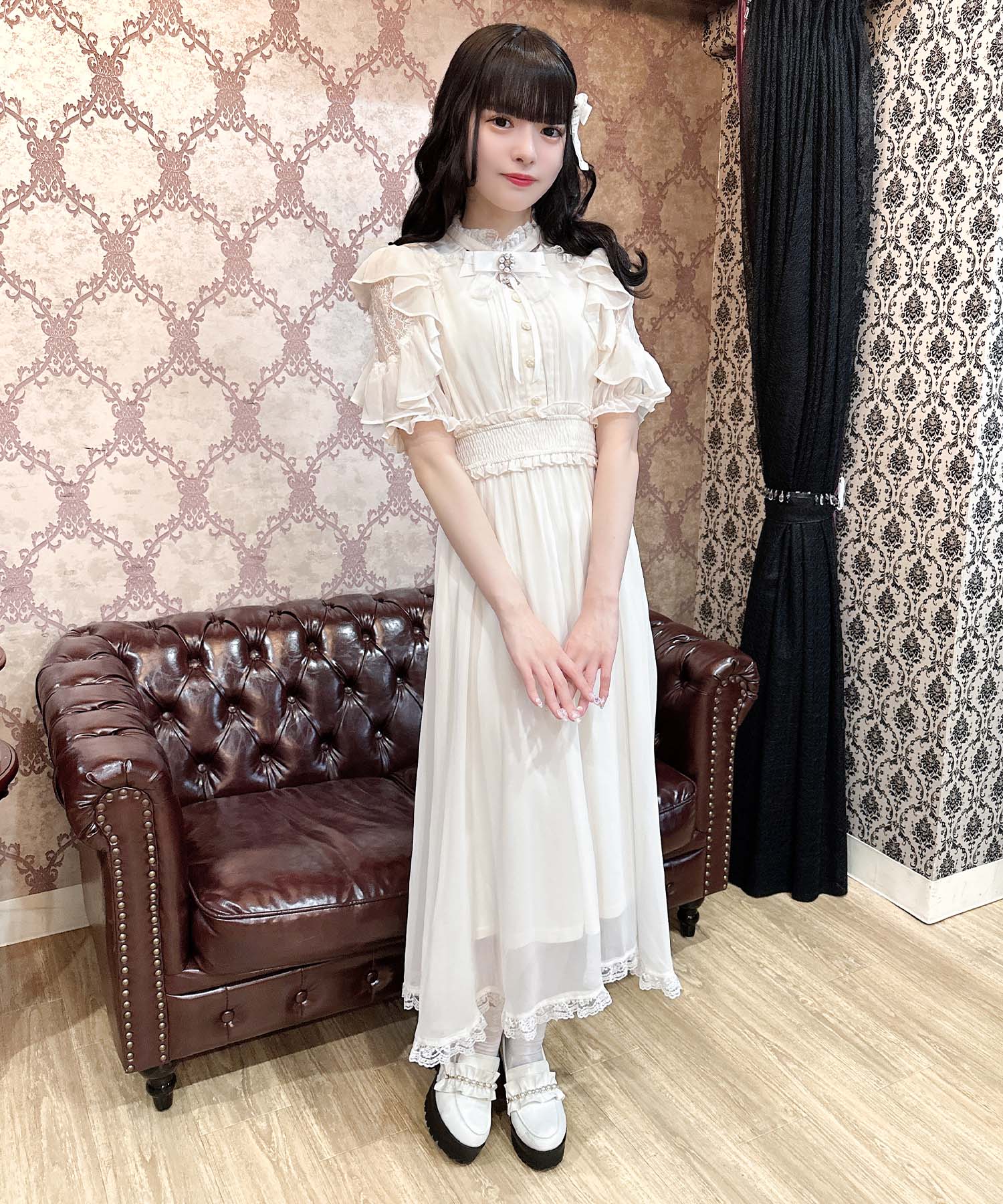 Amulet｜【Amulet】シャーリングロングワンピース | Rakuten