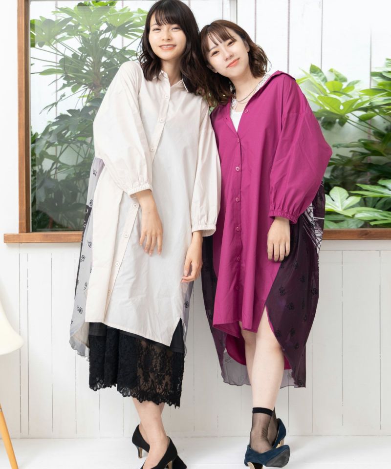 セール】スカラー ScoLar バラと蝶が彩るピアノ柄バックプリント セール】スカラー ScoLar バラと蝶が彩るピアノ柄バックプリント