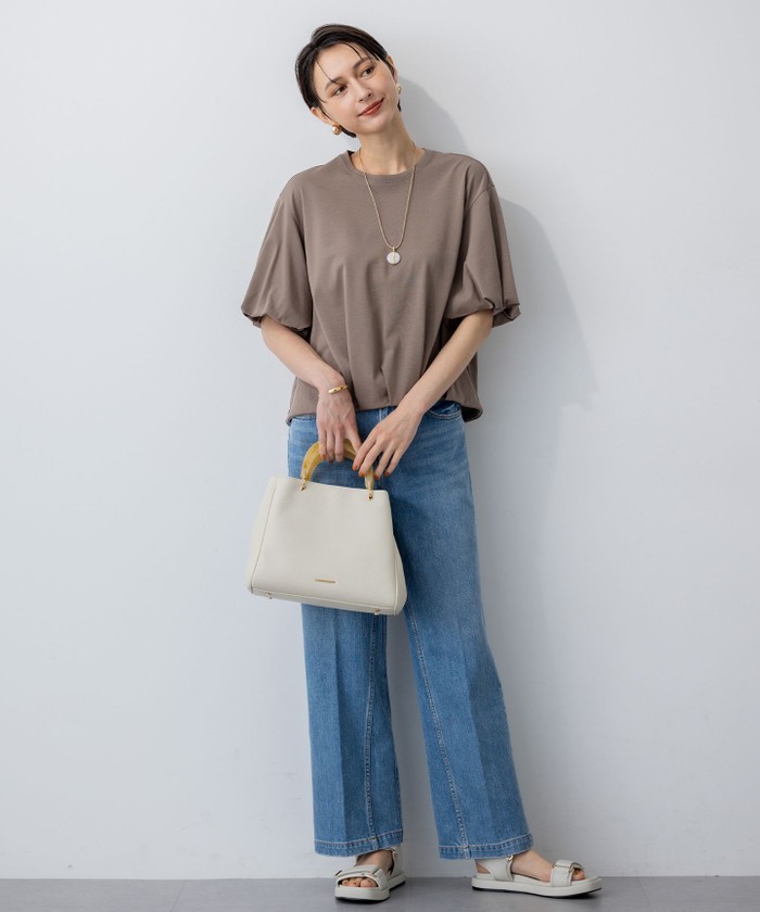 お値下げ【美品/ RED CARD TOKYO×23区】デニム ワイドパンツ 杏さん着用/RED CARD TOKYO×23区】デニム ワイドパンツ / 23区 L