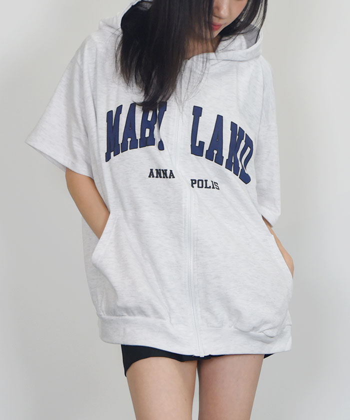 DEUCE BRAND 半袖パーカー　XL β MEN パーカー スピンドル 半袖パーカ メンズ : ZOZOTOWN Yahoo