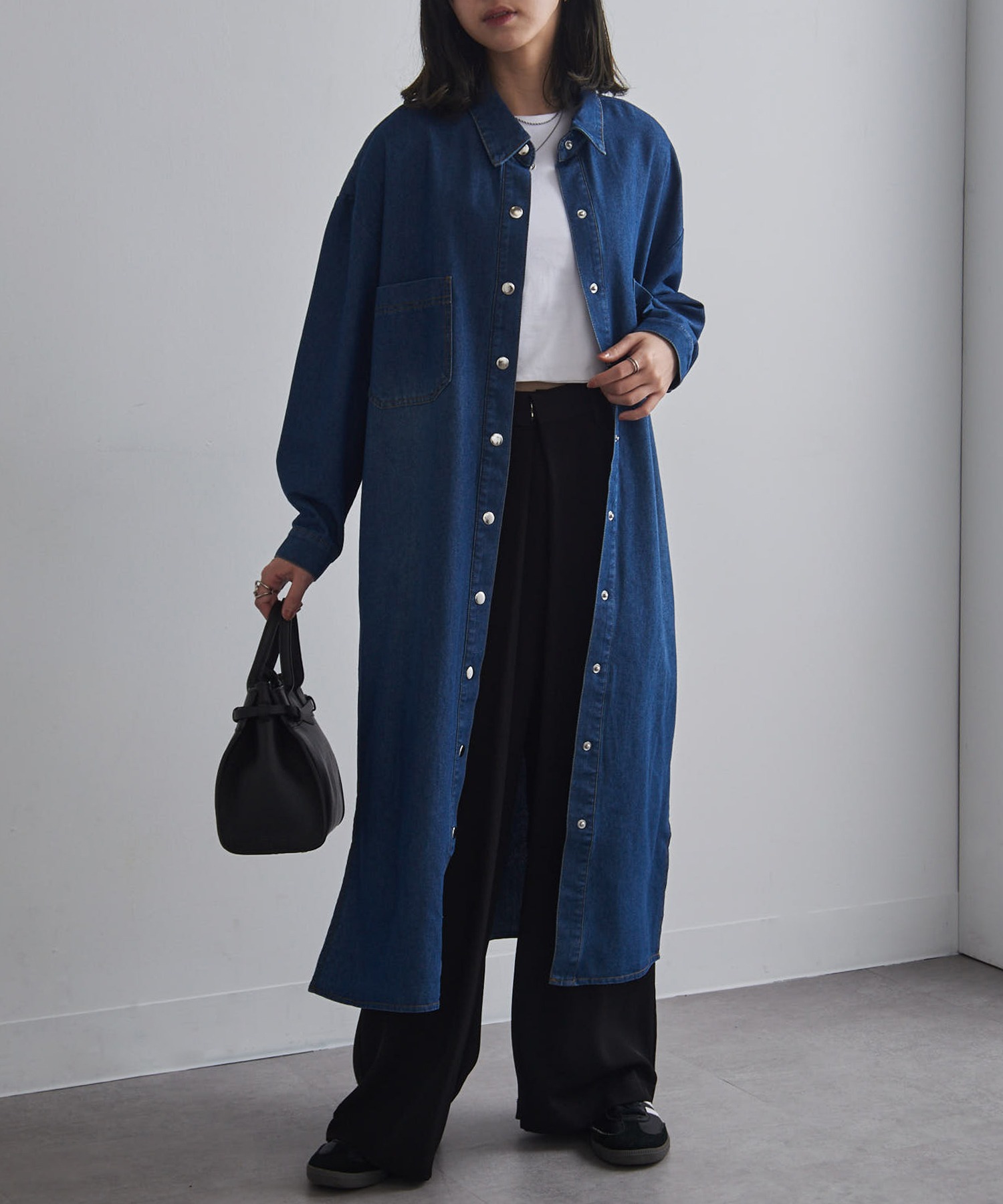 半額ストア MAISON セール78%OFF】メゾンブリーズ BREEZE シャツ デニム ワンピース