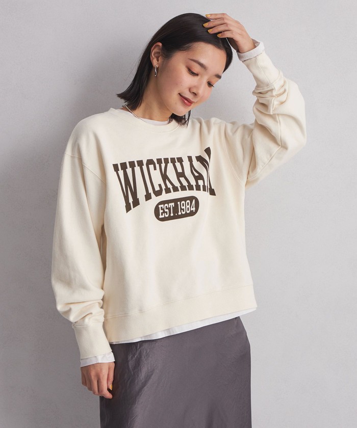 セール 40%OFF】＜at ease＞カレッジロゴ スウェット プル
