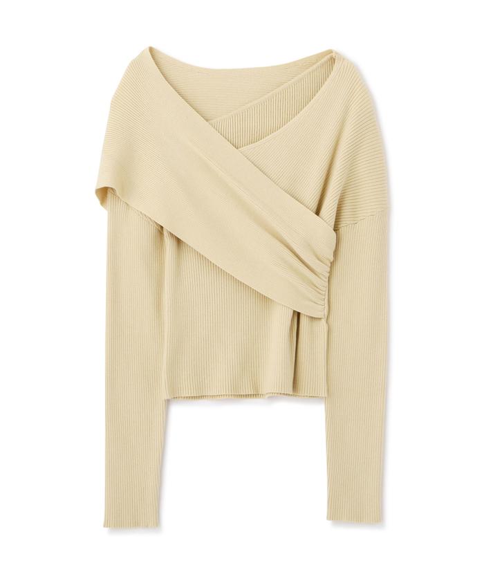 PROPORTION BODY DRESSING カシュクールオフショル風ニット 楽天市場】【SALE／10%OFF】カシュクールオフショル風ニット