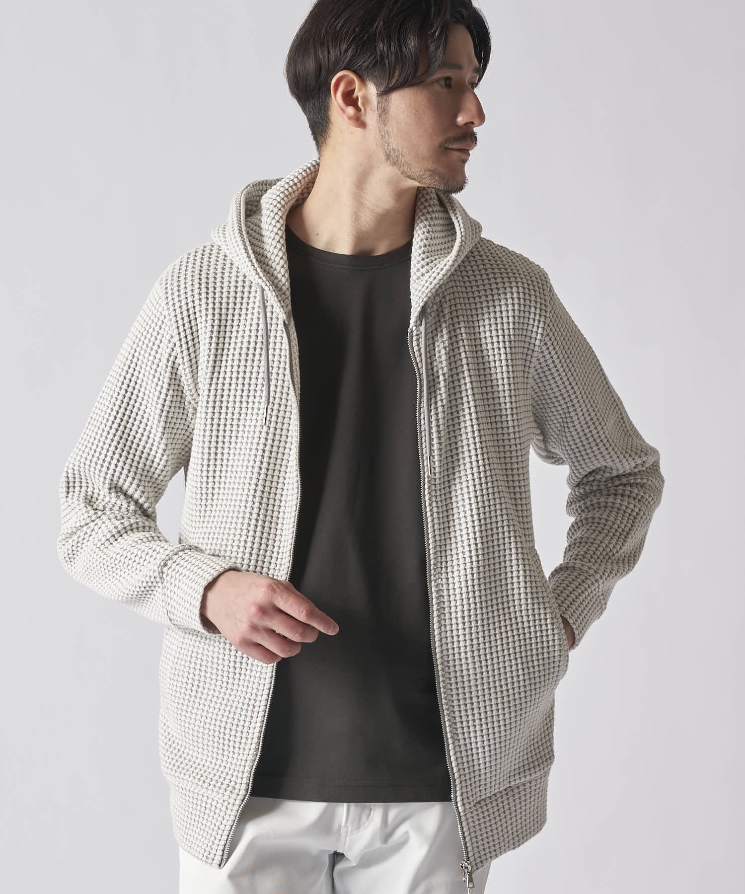 セール40%OFF】テットオム TETE HOMME オニワッフルパーカー