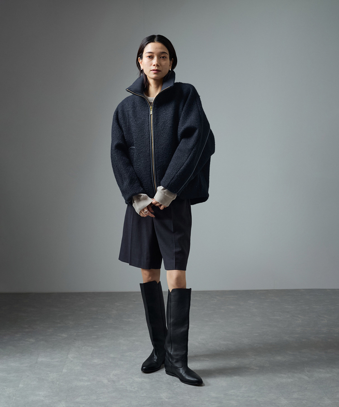 セール 30%OFF】【WEB限定】ライトウェーブニットジップブルゾン セール 30%OFF】【WEB限定】ライトウェーブニットジップブルゾン