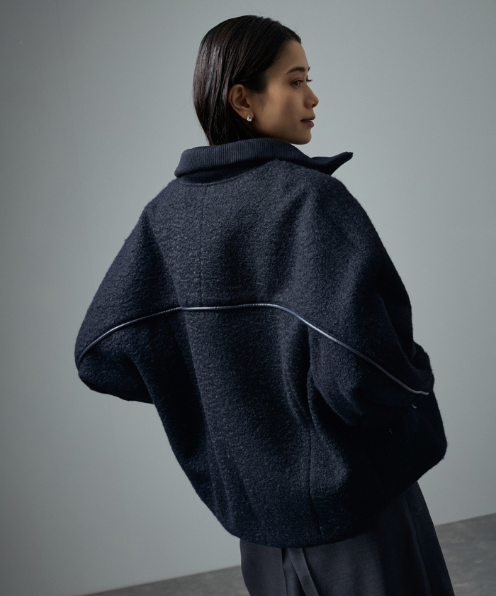 セール 30%OFF】【WEB限定】ライトウェーブニットジップブルゾン セール 30%OFF】【WEB限定】ライトウェーブニットジップブルゾン