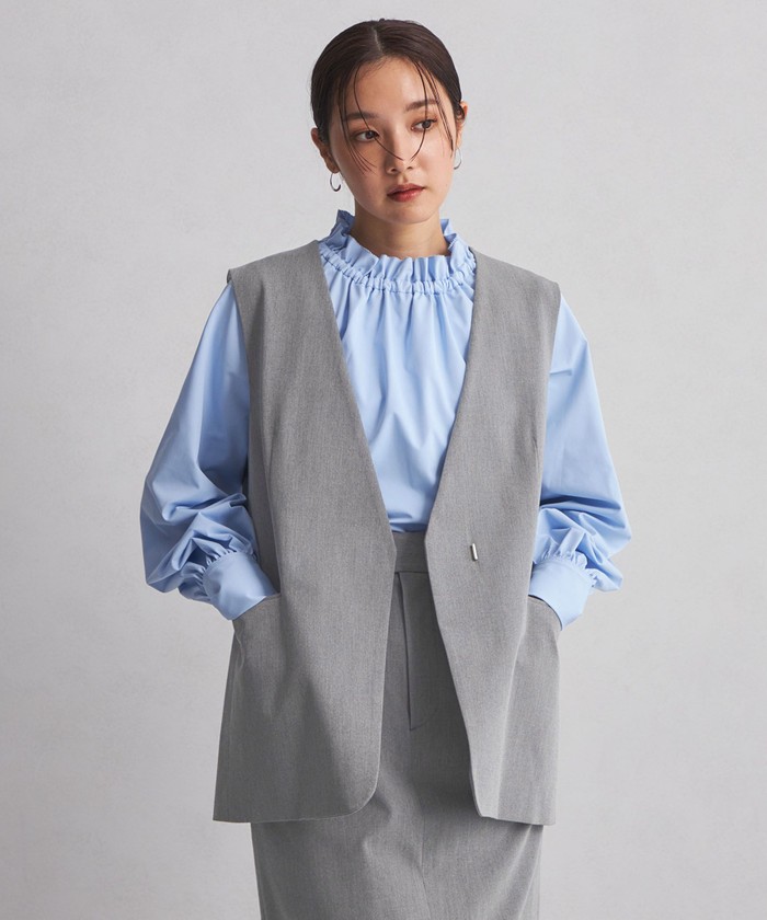WEB限定】<at ease>ジレ スカート セットアップ(506933119 WEB限定】<at ease>ジレ スカート セットアップ(506933119
