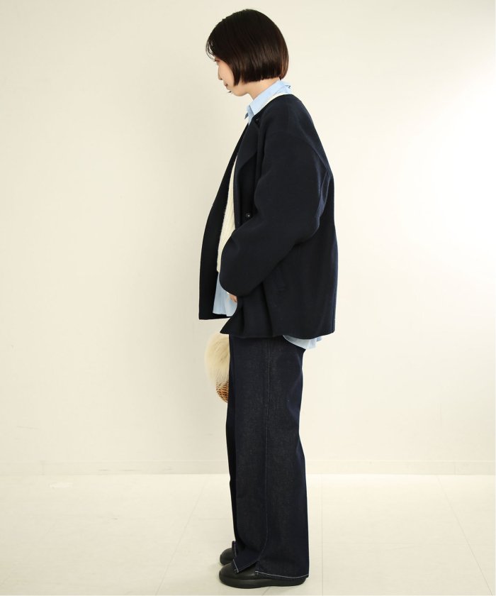 SLOBE IENA（スローブイエナ）の「ダブルフェイスウールジレ